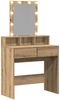vidaXL Schminktisch Artisan-Eiche 80 x 41 x 144,5 cm Holzwerkstoff 862301 Bild 5