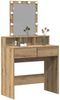vidaXL Schminktisch Artisan-Eiche 80 x 41 x 144,5 cm Holzwerkstoff 862301 Bild 3