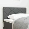 LED Kopfteil, Bettkopfteil, Minimalistisch Grau 80 cm Stoff Bild 2