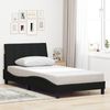 vidaXL Bettgestell ohne Matratze "Hanko" Schwarz 100x200 cm Stoff 3310442 Bild 4