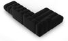 Micadoni Modulares Ecksofa offen Lupine 5-Sitzer Links Samtstoff Salvador Schwarz Bild 4
