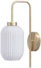 Vente-unique - LOUXOR Wall light Metall WeißGold - B 14 cm x H 41 cm x L 25 cm Bild 2