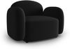 Micadoni Sessel Blair Samtstoff Schwarz Bild 2