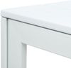 vidaXL Couchtisch im Holzoptik, HDPE Weiß, 78×78×74 cm Bild 4