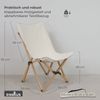osoltus Holz Faltsessel Sessel Campingsessel Jessi Sahara natur Bild 3