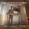 Desktronic HomeOne Elektrisch höhenverstellbarer Schreibtisch 140x70cm Weiß/Grau mit Memory-Funktion, Anti-Kollisions Technologie, USB-A und USB-C-Ladeanschlüssen Bild 2