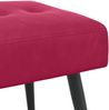 vidaXL Bank mit Knopfheftung Weinrot 60 x 40 x 45 cm Samt 42038506 Bild 3