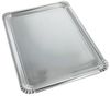 10 Servierplatten, Pappe, PET-beschichtet eckig 34 cm x 45,5 cm silber Bild 1