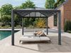 PRIMEYARD Gartenpavillon 3x4 m mit Polycarbonatdach - Hardtop Pavillon ohne Seitenteile Bild 3