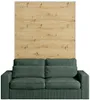 Vente-unique - BEGANIO Bett Holz, Platte BeigeWeiß - B 123 cm239,2 cm x H 225 cm x L 200 cm Bild 5