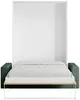 Vente-unique - BEGANIO Bett Holz, Platte BeigeWeiß - B 123 cm239,2 cm x H 225 cm x L 200 cm Bild 3