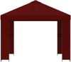 vidaXL Pavillon 3 x 3 m Bordeauxrot Polyester und Stahl 190 gsm 900359 Bild 3
