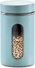 ZELLER 19548 Vorratsglas 900 ml mit Metallmantel EUKALYPTUS, pulverbeschichtet Bild 2