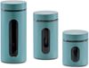 ZELLER 19548 Vorratsglas 900 ml mit Metallmantel EUKALYPTUS, pulverbeschichtet Bild 5