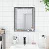 vidaXL Badspiegel mit Ablage Grau Sonoma 50x12x60 cm Holzwerkstoff 842419 Bild 3