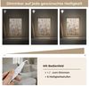 OnlyWow Wandleuchte Lightbox Blumen - Rosa - Modern - Beige, Dimmbar, Farbwechsel, LED, Warmweiß, Kaltweiß, Neutralweiß Einstellbar, Wandlampe Innen, Dimmbar, mit Kabel, LED, Beleuchtung, Wohnzimmer Bild 3