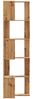 vidaXL Eck-Bücherregal 5 Böden Artisan-Eiche 50x50x179cm Holzwerkstoff 852590 Bild 5