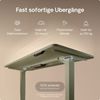 Desktronic HomePro Elektrisch höhenverstellbarer Schreibtisch 200x80cm Schwarz/Grün mit Memory-Funktion, Anti-Kollisions Technologie, USB-A und USB-C-Ladeanschlüssen Bild 3