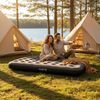 Avenli Luftmatratze Camping CloudCoil grau 191x137x22cm Bild 3
