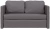 vidaXL Bodensofa mit Schlaffunktion Grau 112x174x55 cm Kunstleder 353975 Bild 5