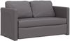 vidaXL Bodensofa mit Schlaffunktion Grau 112x174x55 cm Kunstleder 353975 Bild 4