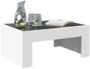 Couchtisch, Sofatisch mit Infinity-LED Weiß 70x50x30 cm Bild 5