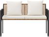 vidaXL Bänke für Outdoor 2 -Seater 116 x 56 x 75 cm Poly-Rattan 42025354 Bild 5