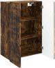 vidaXL Wandschrank Geräucherte Eiche 66 x 34,5 x 92 cm Holzwerkstoff 898230 Bild 2