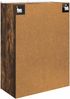 vidaXL Wandschrank Geräucherte Eiche 66 x 34,5 x 92 cm Holzwerkstoff 898230 Bild 5