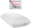 Kopfkissen mit Memory Foam und abnehmbaren Bezug, Nackenkissen / Reisekissen in 42x23cm Bild 4