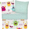 ESPiCO Bettwäsche Trendy Bedding Monster Renforcé 135 x 200 + 80 x 80 cm Bild 2