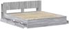 vidaXL Bettgestell mit Stauraum Grau Sonoma 180 x 200 cm Holzwerkstoff 3433981 Bild 4