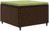 vidaXL 5-tlg. Garten-Lounge-Set mit Kissen Braun Poly Rattan 3308062 Bild 4