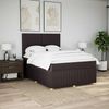vidaXL Boxspringbett mit Matratze Dunkelbraun 160x200 cm Stoff 3292103 Bild 3