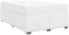 vidaXL Boxspringbett mit Matratze Weiß 160x200 cm Kunstleder 3285218 Bild 2