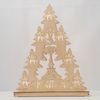 Holzdeko Tannenbaum mit 10 LEDs Warmweiß Bild 2