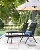 SONGMICS Gartenliege, 2 St, Sonnenliege,6cm Dicker Matratze,Aluminium,atmungsaktiv Bild 2