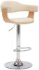 vidaXL Barhocker 2 Stk. Creme Bugholz und Kunstleder 283116 Bild 2