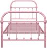 Bettgestell Rosa Metall 90×200 cm [284510] Bild 4