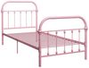 Bettgestell Rosa Metall 90×200 cm [284510] Bild 2