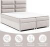 Best for Home Boxspringbett Trinity K-4 mit Stauraum & 7-Zonen Komfort – modern & ergonomisch (140x200 160x200 180x200 200x200 cm), Handwerksqualität, TOP Preis-Leistungs-Verhältnis Bild 3