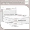 Best for Home Boxspringbett Trinity K-4 mit Stauraum & 7-Zonen Komfort – modern & ergonomisch (140x200 160x200 180x200 200x200 cm), Handwerksqualität, TOP Preis-Leistungs-Verhältnis Bild 2