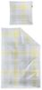 Irisette Seersucker Bettwäsche Easy 8715-20 Kariert blau grau 135x200 Bild 2