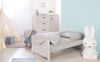 roba Kinderzimmerset 'Mila' 3-teilig - Bett 70 x 140 - Kleiderschrank 3-türig - Grau / Weiß Bild 5