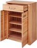 Garderoben-Set >Nature One< (4-teilig) in Kernbuche, teilmassiv - 164x193x40cm (B/H/T) Bild 3