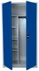 Flügeltürschrank Kleiderschrank Stahl Lagerschrank Aktenschrank PutzSpind Werkzeugschrank Lichtgrau/Blau 1950 x 925 x 422 mm/545541 Bild 4