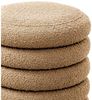SVITA Stauraumhocker BLOSSOM XS, Pouf, Mit Stauraum, Bouclé-Bezug, Bequeme Polsterung, Modern Bild 3