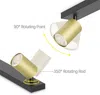 Braytron LED Deckenstrahler 2-flammig GU10 Schwenkbar 350 Grad Gold Bild 3