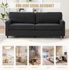Zweisitzer Sofa 203x77,5x86 cm – Chenille mit USB-C & LED-Ambiente Bild 5