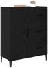 vidaXL Sideboard Schwarz Eichen-Optik 69,5 x 34 x 90 cm Holzwerkstoff 880663 Bild 3